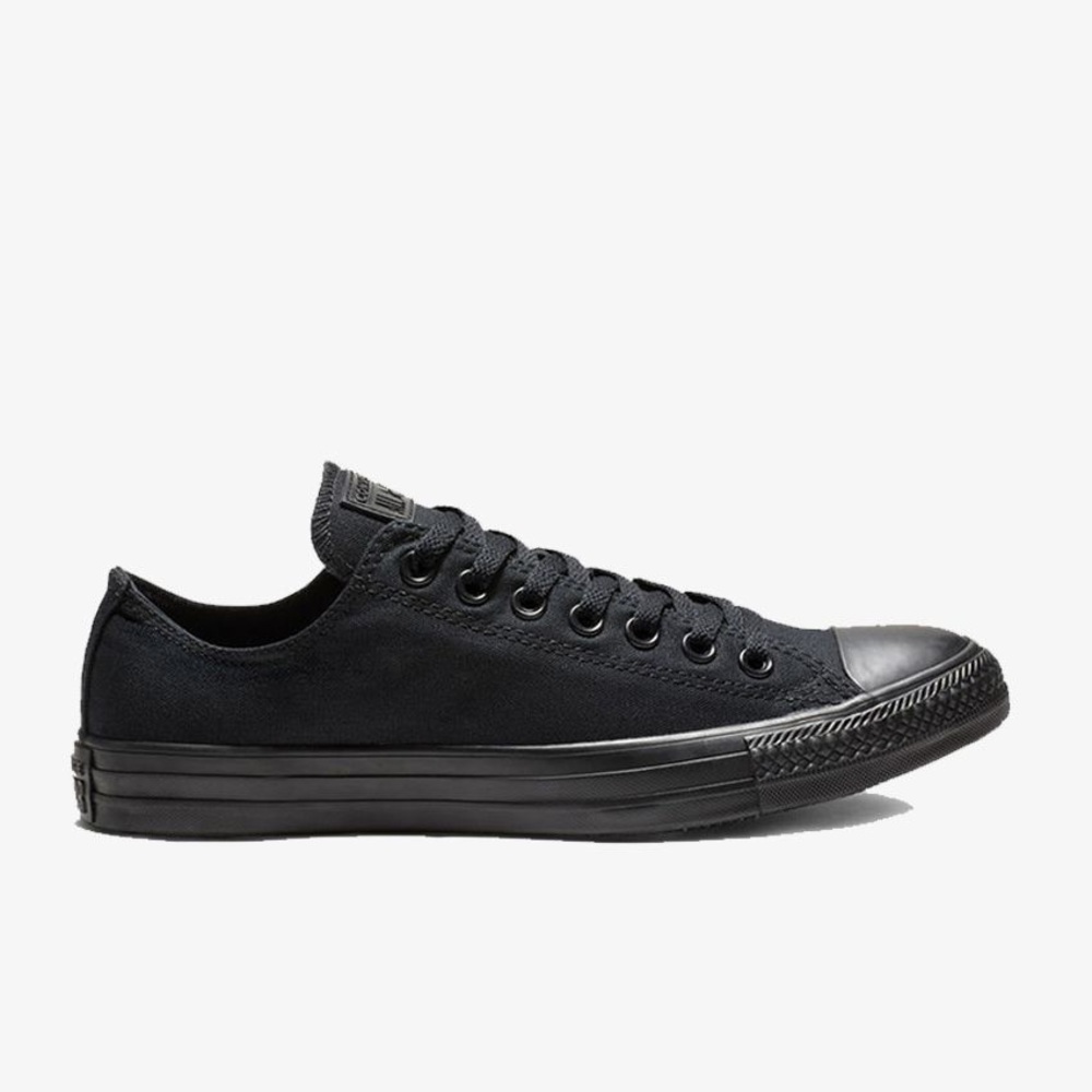 Chuck Taylor All Star Mono Canvas Low Top in Black Monochrome